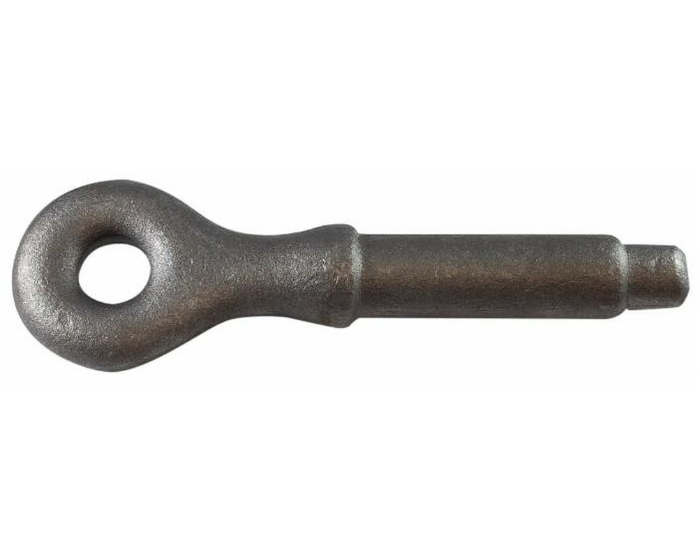 Occhione di aggancio per timoni di rimorchi in metallo grezzo Ø esterno 84mm Ø foro interno 30mm - Ama