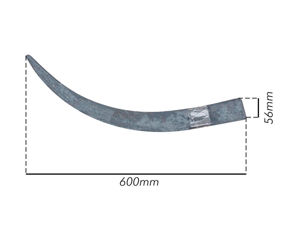 Dente per benna pesante lunghezza 600mm larghezza 56mm - Ama