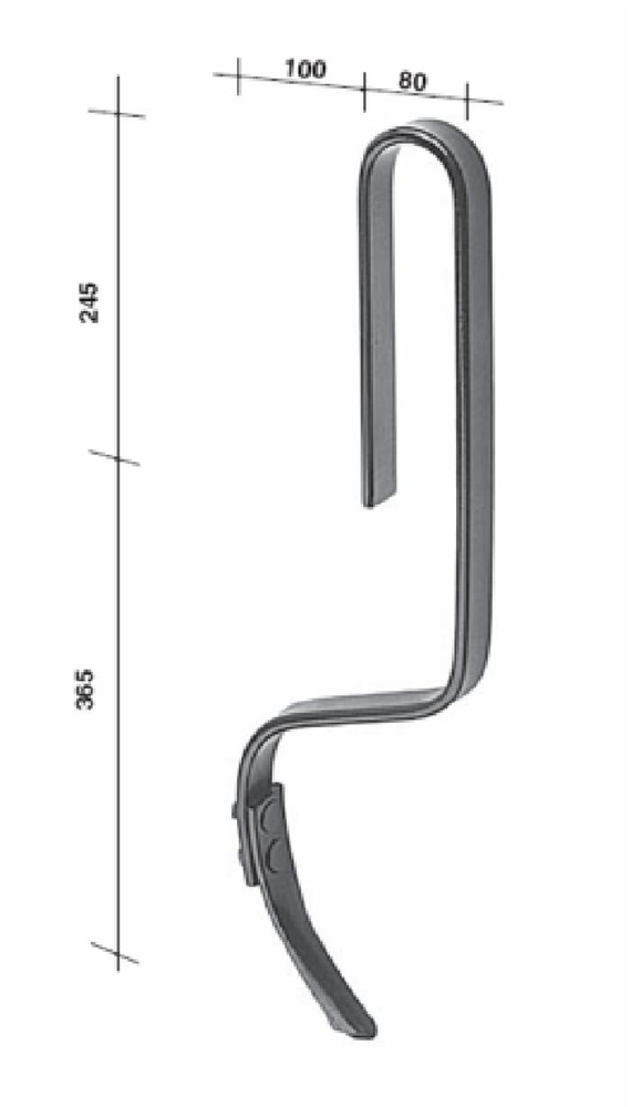 Molla rompitraccia con vomerina 32x10mm - Ama