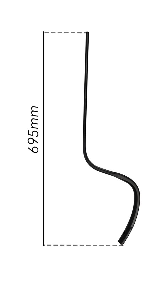 Molla rompitraccia senza vomere 32x10mm 695mm - Ama Molla rompitraccia senza vomere 32x10mm 695mm - Ama
