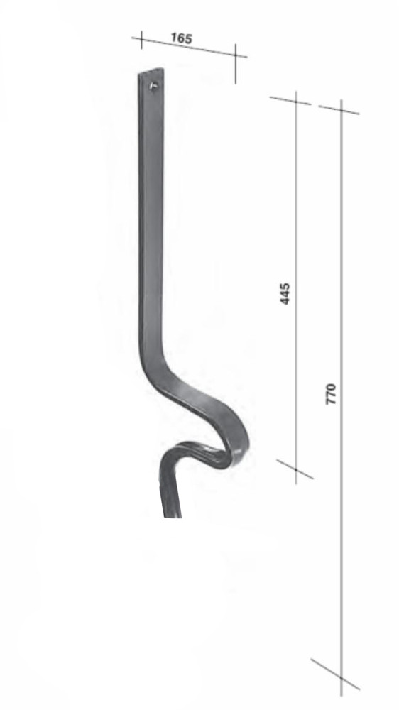 Molla rompitraccia senza vomere 40x10mm - Ama