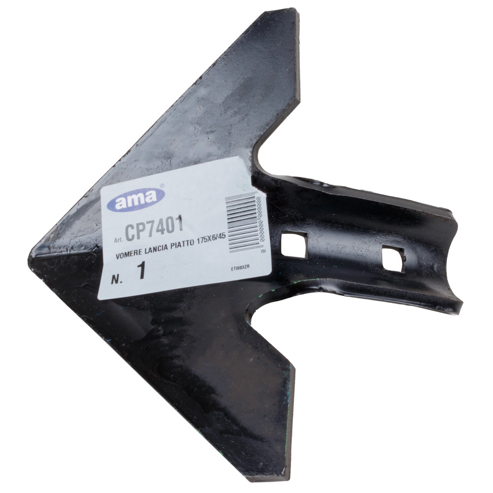 Vomere lancia piatto 175x6/45 per molle per vibrocoltivatori - Ama
