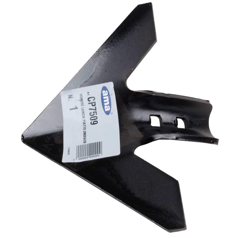 Vomere a lancia piatto 200x6/28 per molle per vibrocoltivatori - Ama