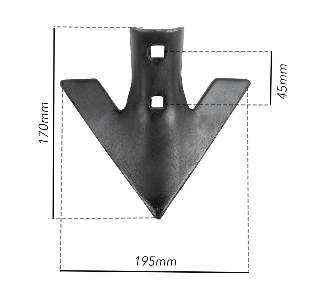 Vomerina per molla quadra spessore 5mm - Ama