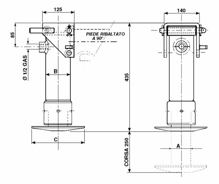 Servotimone idraulico ø65 - Ama