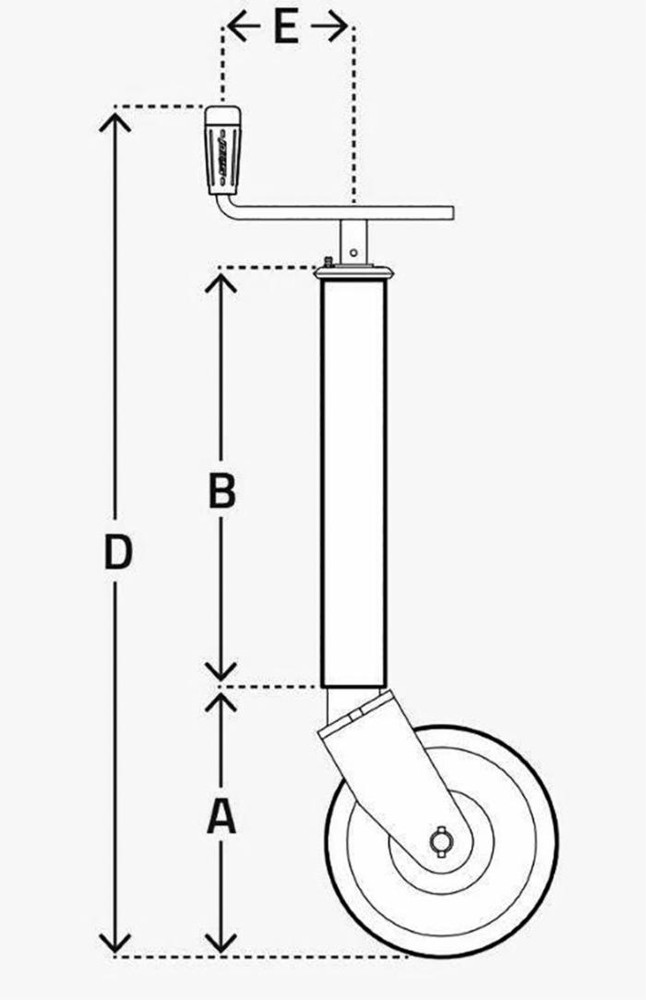 Ruota d'appoggio senza ribaltamento Simol ø 70 mm - Simol