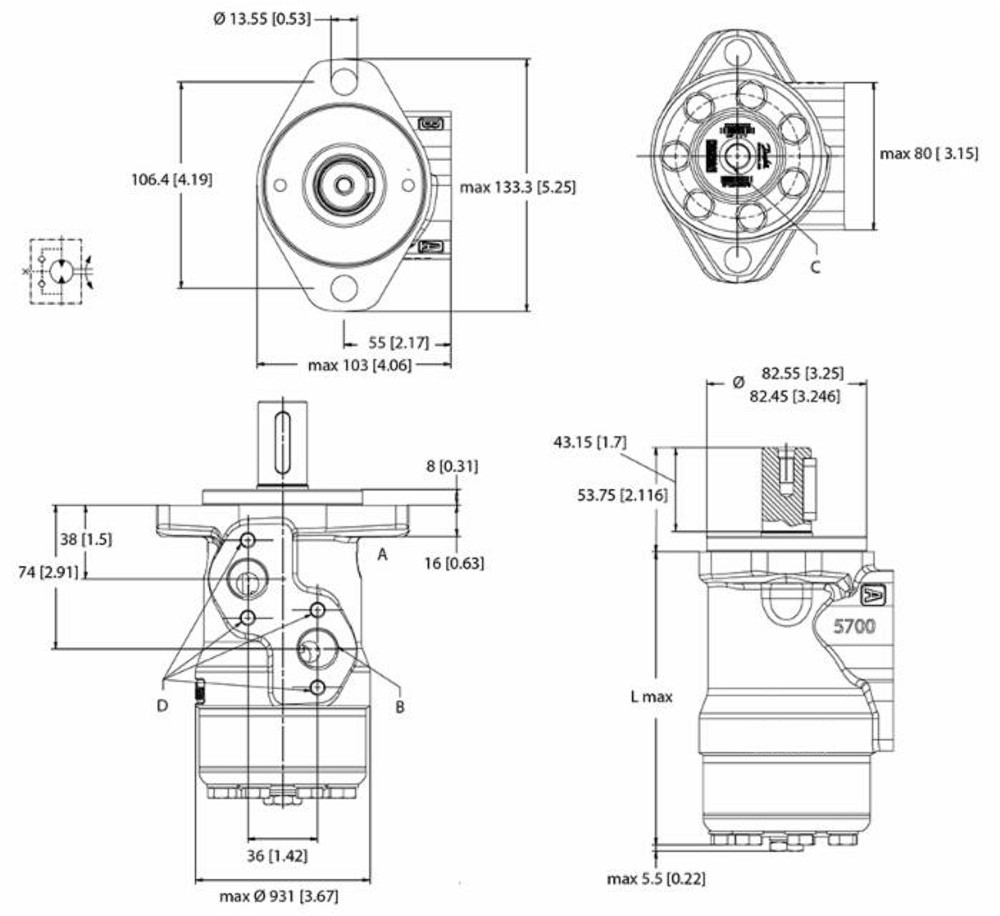 Motore orbitale OMP X 80 - No brand