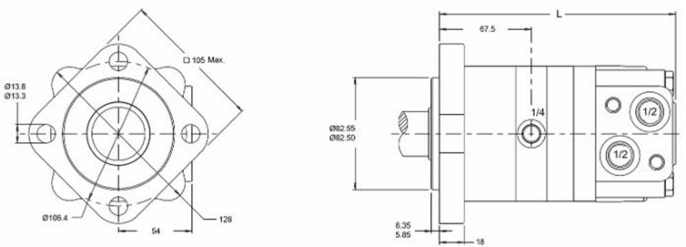 Motore orbitale Danfoss WS160 - Danfoss