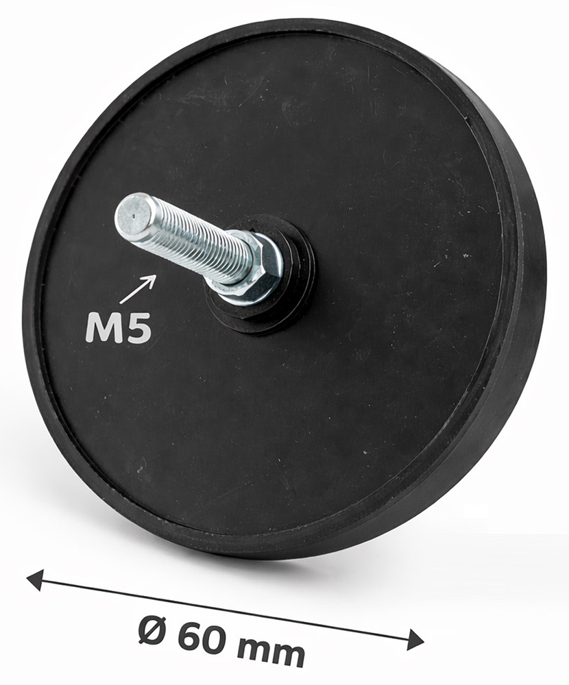 Catarifrangente con vite M5 bianco Ø 60mm - Ama
