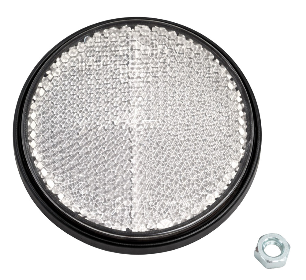 Catarifrangente con vite M5 bianco Ø 60mm - Ama