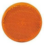 Catarifrangente adesivo arancione Ø 60mm - Ajba