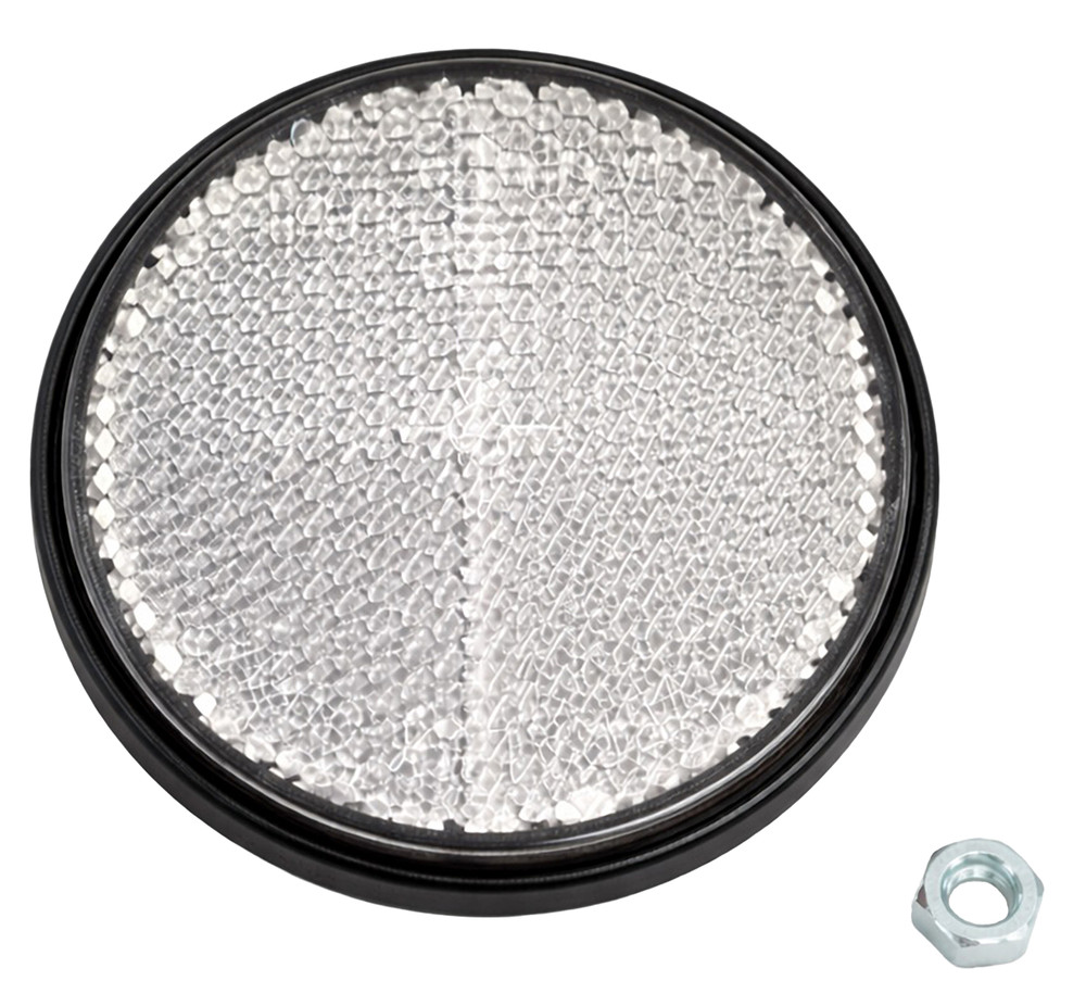 Catarifrangente con vite M5 bianco Ø 80mm - Ama