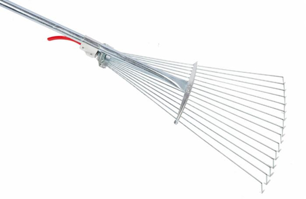 Rastrello da giardino a 15 denti con manico - No brand