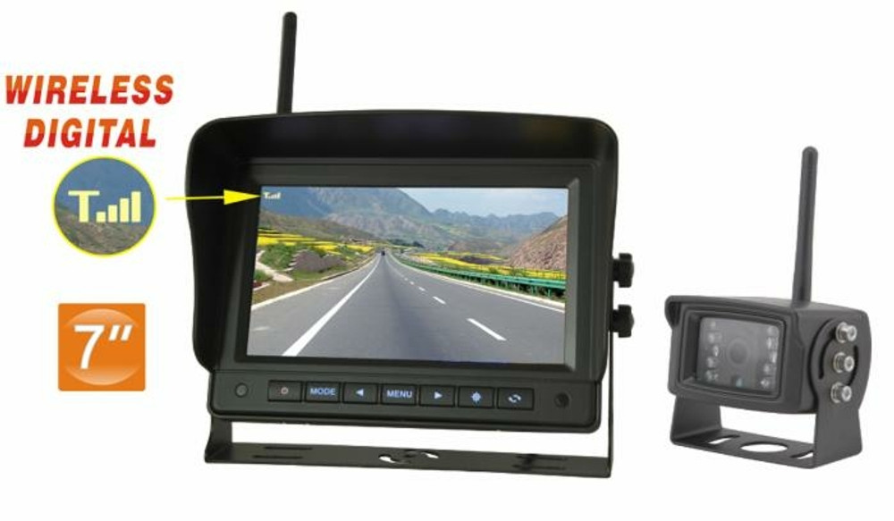 Kit wireless videoretro per trattori con monitor LCD TFT 7" - Ama