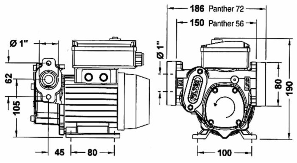 Elettropompa Panther 56 400V - Piusi