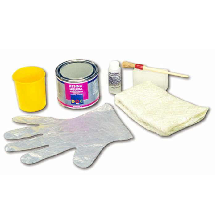 Kit in vetroresina da 750ml per la riparazione di superfici - Ama