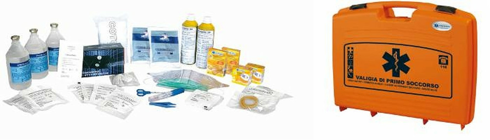 Valigetta pronto soccorso grande completa di kit medicazione - No brand