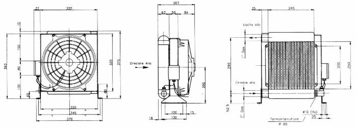 Scambiatore di calore in alluminio da 25 a 150 litri - Sesino