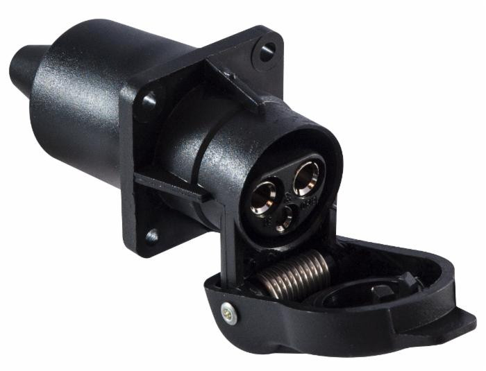 Presa a 3 poli con 4 fori di fissaggio - Ama