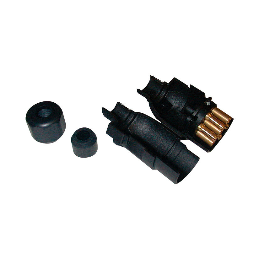 Spina 7 poli con chiusura a scatto e ghiera - Ama