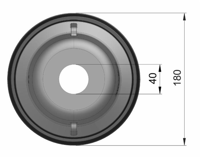 Controcuffia tonda mini - Seat Plastic