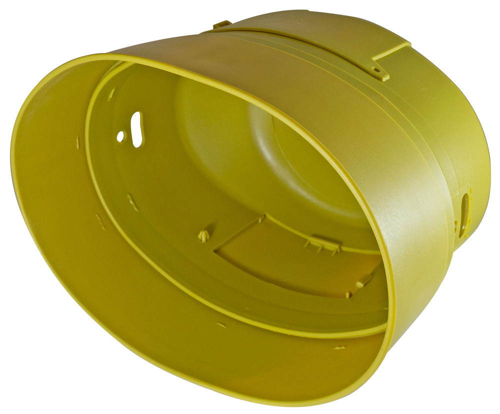 Controcuffia in plastica con sportello Ø280 - Seat Plastic