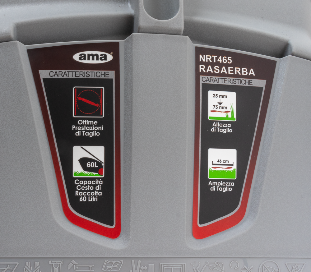 Rasaerba a trazione Ama NRT 465 da 146cc funzioni 4in1 - Ama