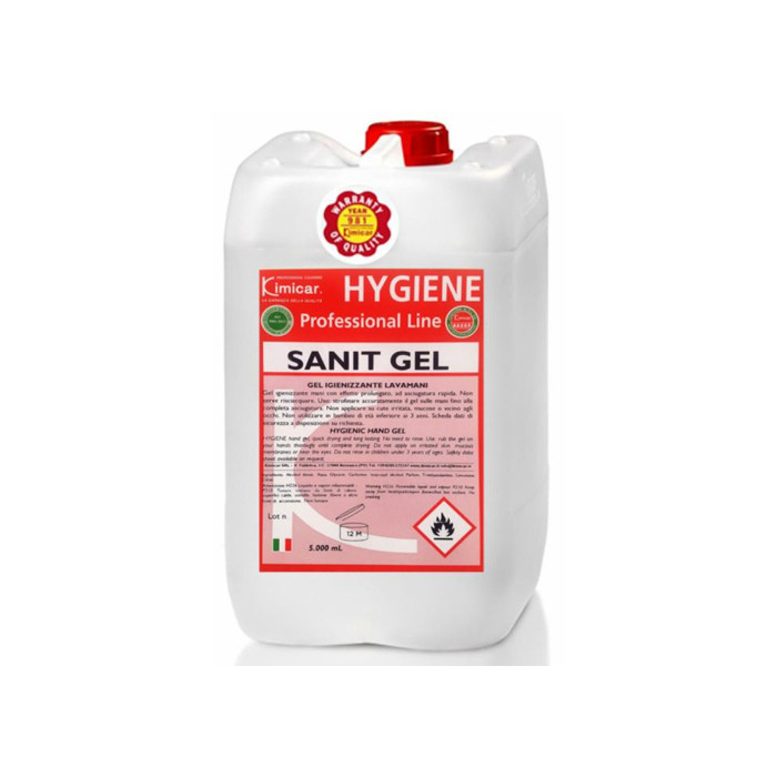Gel alcolico igienizzante dermatologicamente testato 5L - No brand