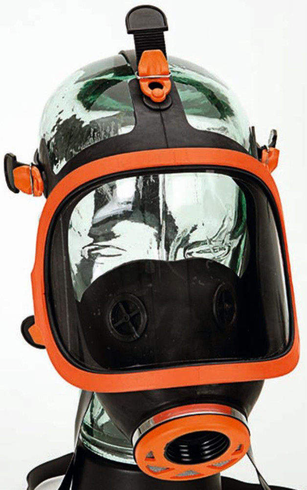 Maschera protettiva facciale in silicone attacco EN 148/1 senza filtro - No brand