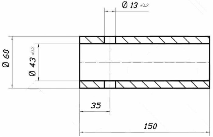 Bussola per punte forate ø 42 - Ama