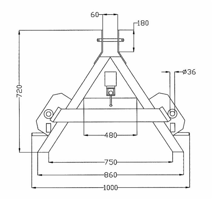 Triangolo per trasporto rotoballe - Ama