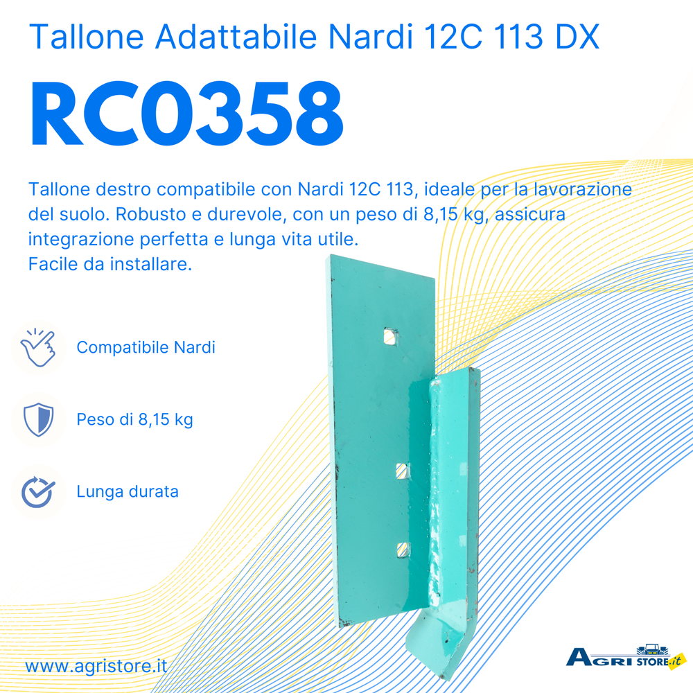 Tallone adattabile Nardi 12C 113 dx - Ama