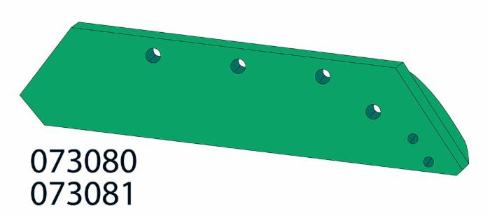 Vomere adattabile Kverneland 073080 dx - Ama