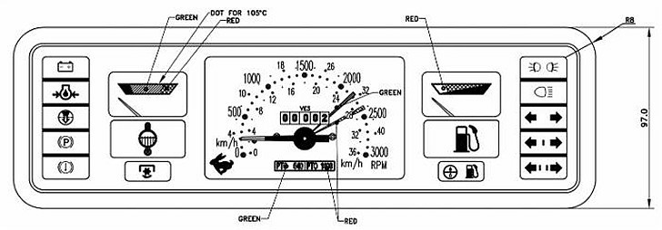 Quadro strumenti completo adattabile Fiat 5133783 - Ama