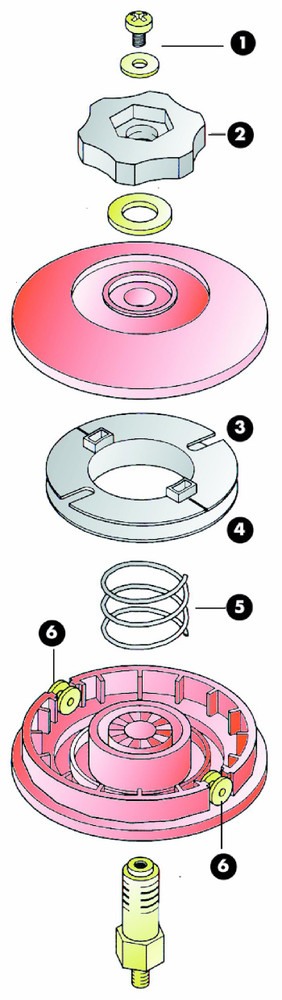 Boccola in ottone per testina - Ama