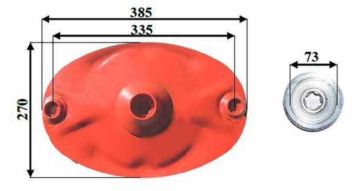 Disco falciante adattabile Kuhn 56200700 - Ama