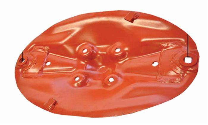 Disco falciante adattabile Kuhn 55911100 e John Deere DC26705 - Ama