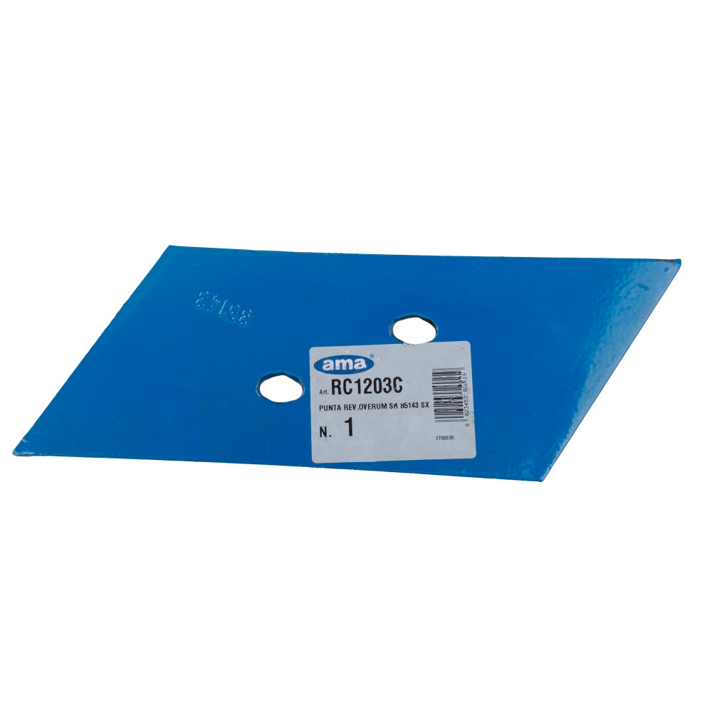 Punta reversibile con riporto di saldatura adattabile V Overum 85143 sx - Ama