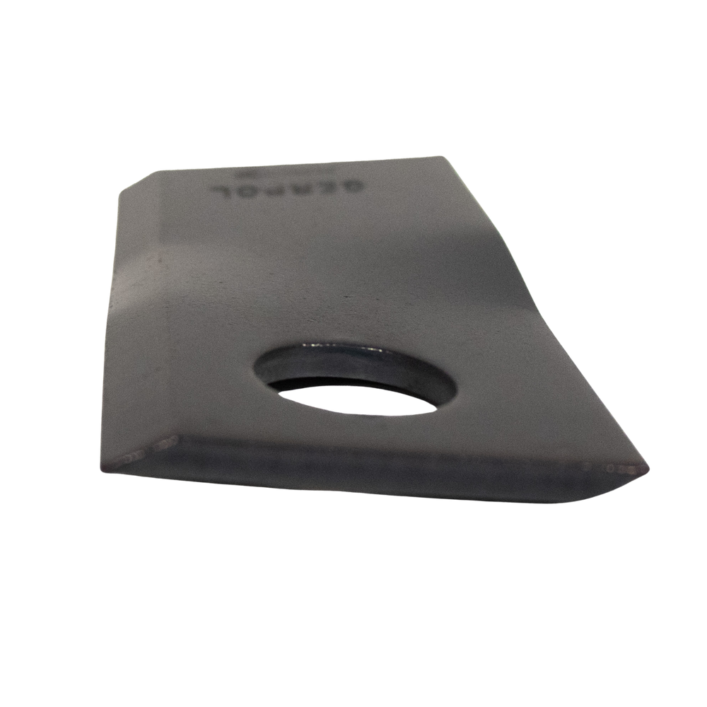 Coltello sinistro piegato 108x47x4mm adattabile a Pottinger 434985 - Ama