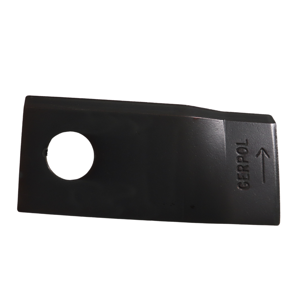 Coltello sinistro piegato 106x48x4mm adattabile a Fella 122329 - Ama