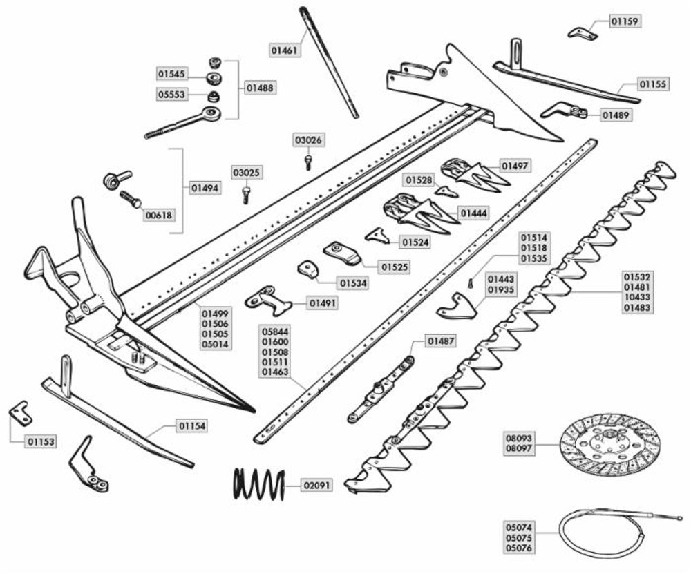 Testa lama per sezioni adattabile Bertolini 040481 - Ama