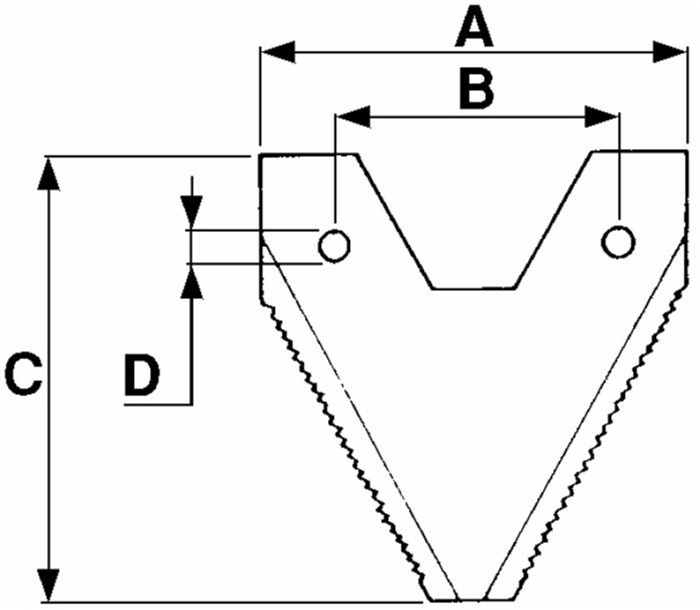 Sezione rigata con finestra adattabile al riferimento originale BCS 2466/3 e altri - Ama Sezione rigata con finestra adattabile al riferimento originale BCS 2466/3 e altri - Ama