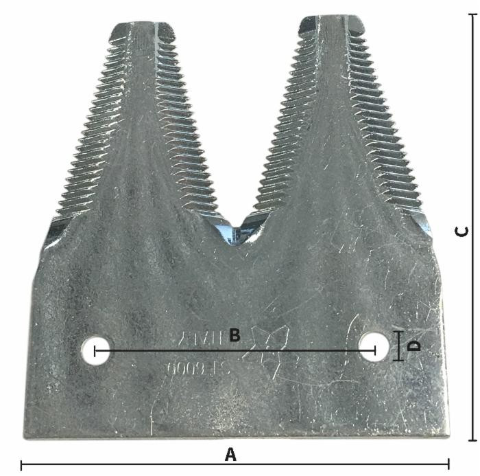 Sezione doppia per lama pomodori - Ama