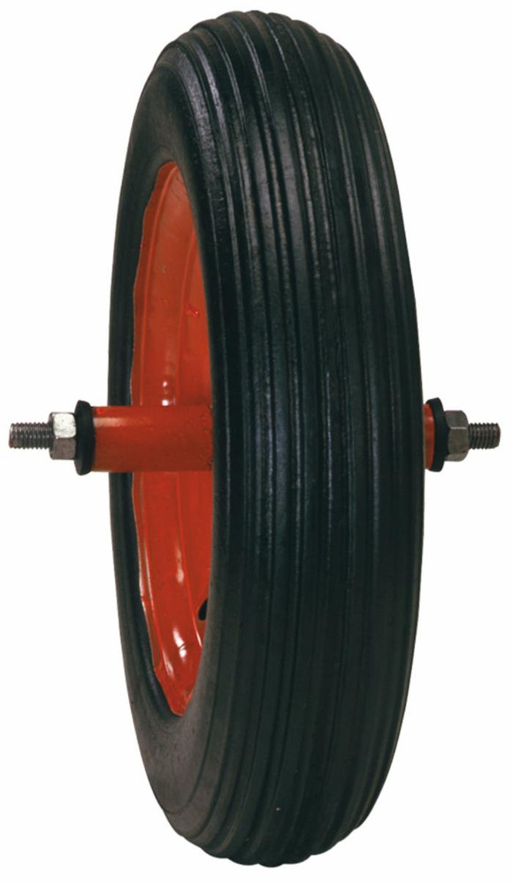 Ruota semipneumatica per carriola nera - Ama