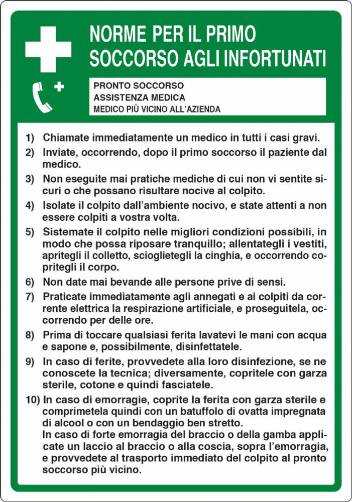 Cartello segnaletica 50x35 - Ama