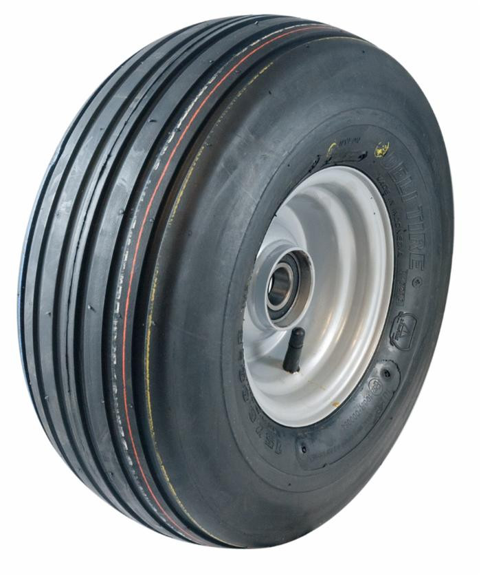 Ruota pneumatica 16x6.50/8" 6PR con cerchio in ferro foro Ø 25mm - Ama