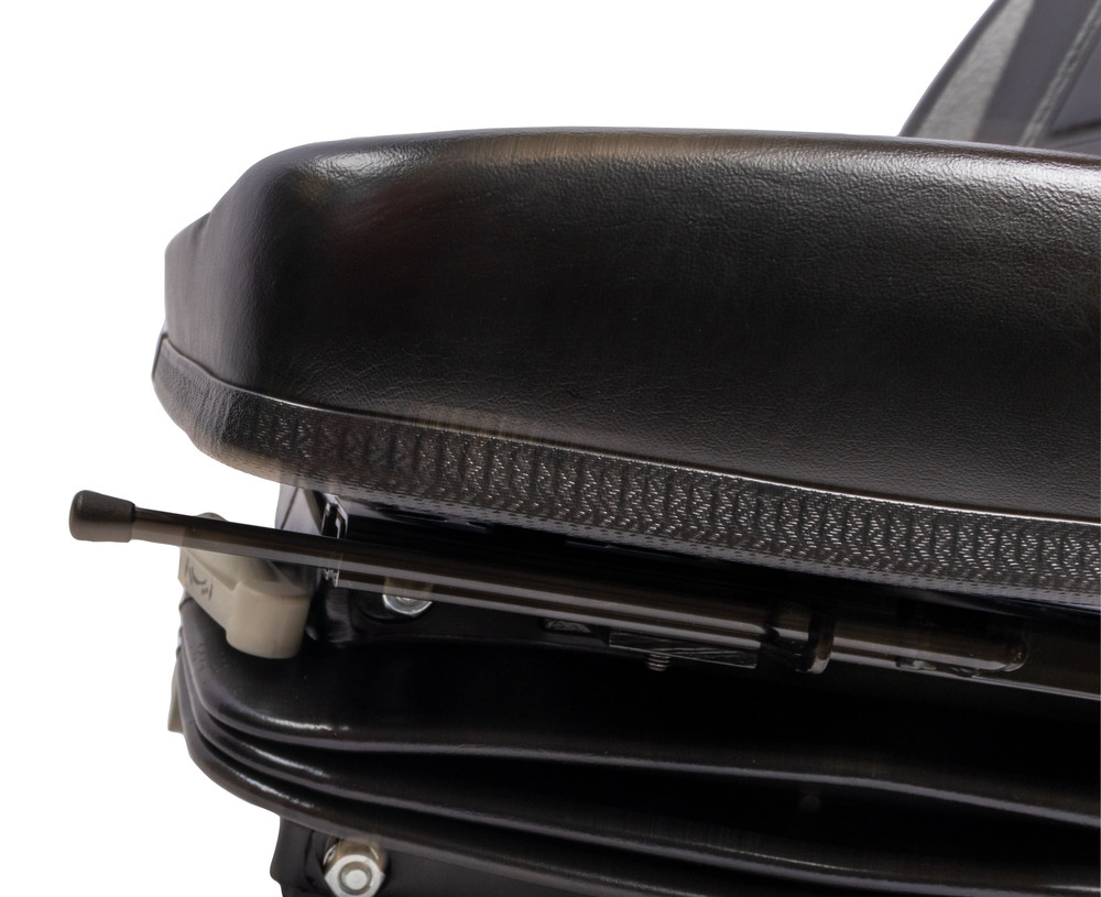 Sedile 450 in sky nero con molleggio meccanico e cintura - Seat Industries