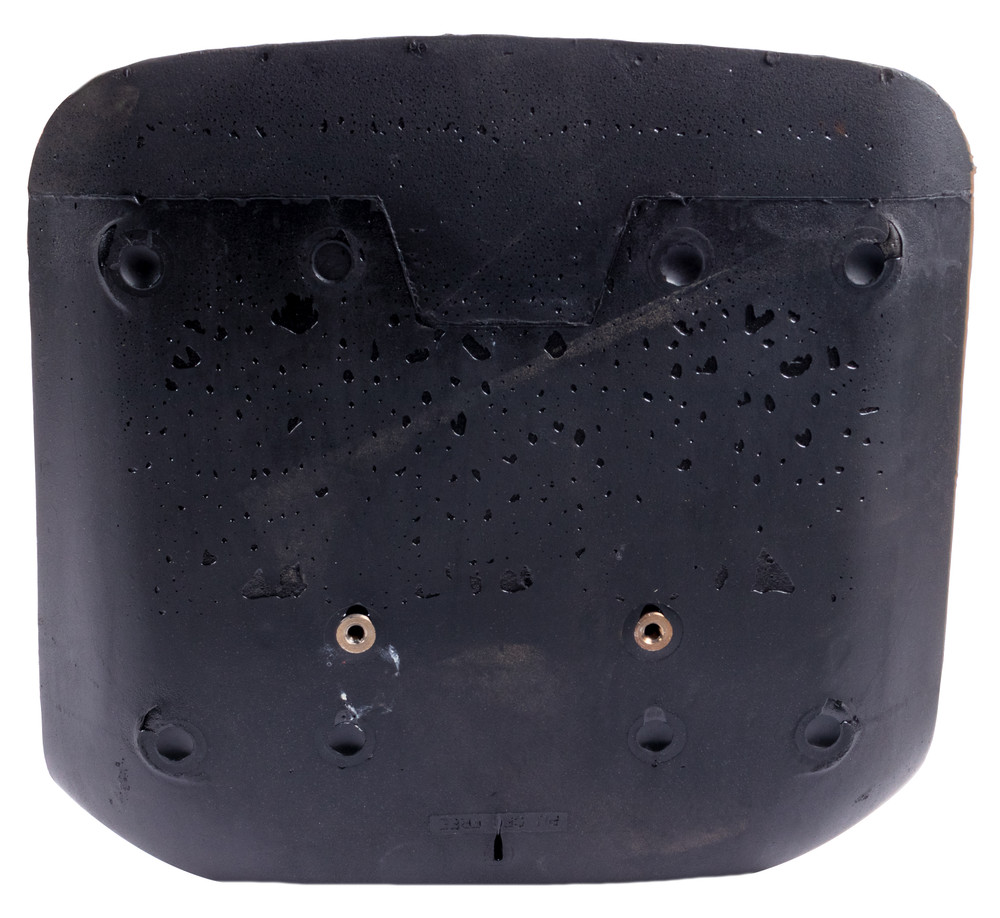 Sedile nero in poliuretano integrale per giardinaggio e pulizia industriale - Seat Industries