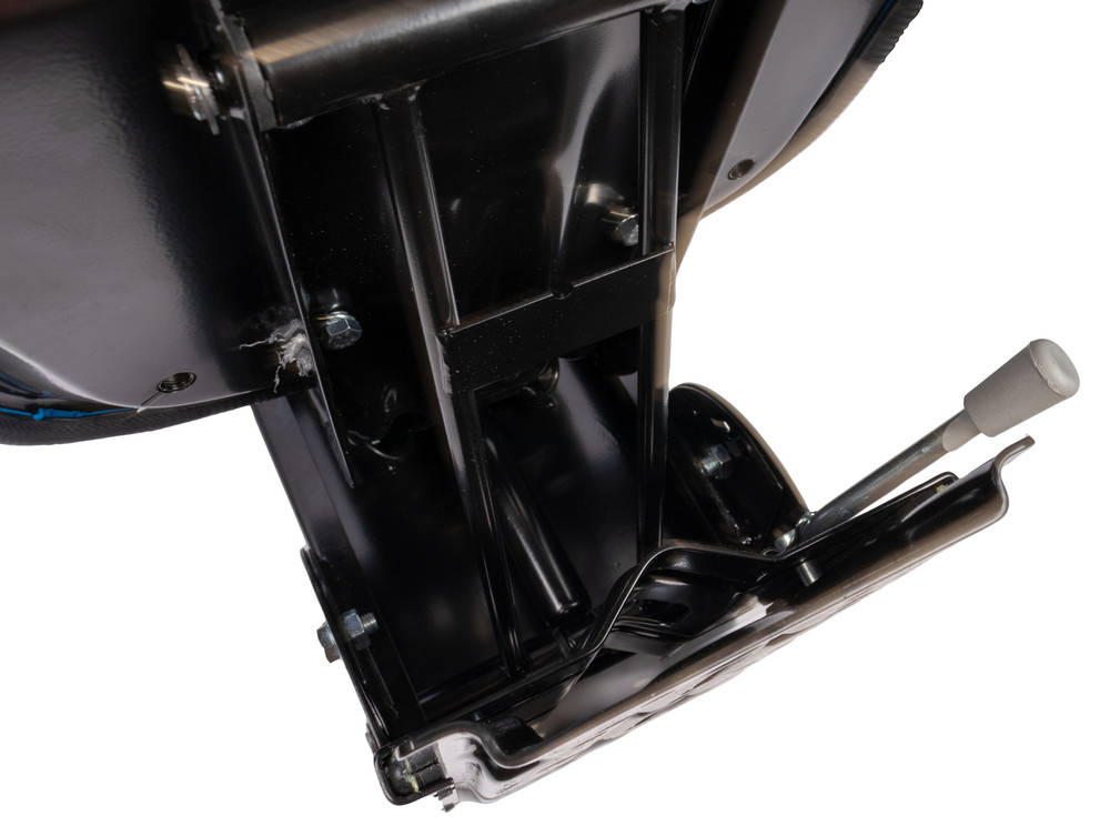 Sedile avvolgente in sky blu con sospensione meccanica - Seat Industries