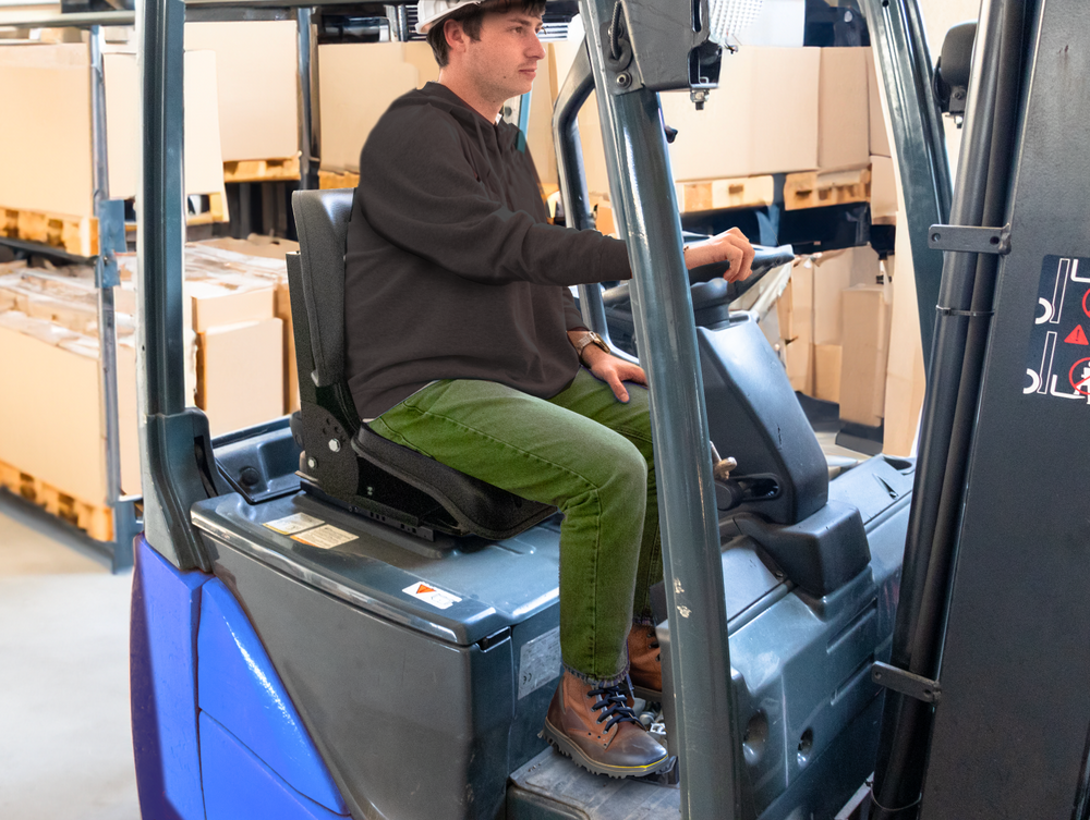 Sedile per trattore in sky con molleggio verticale regolabile - Seat Industries